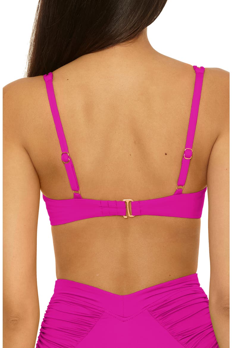 Color Code Underwire Bikini Top, Alternate, color, HIBISCUS