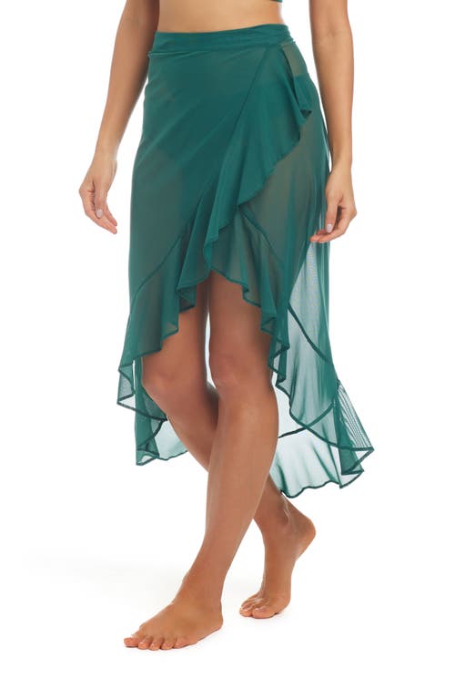 Rod Beattie Ruffle Mesh Cover-Up Pareo in Palma 