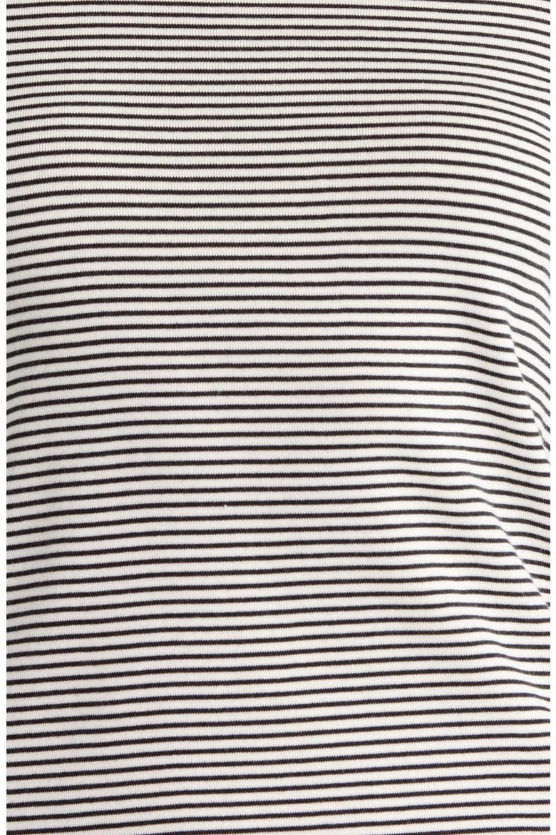 Mode Stripe Cotton Knit T-Shirt, Alternate, color, CHALK WHITE/ FRENCH STRIPE