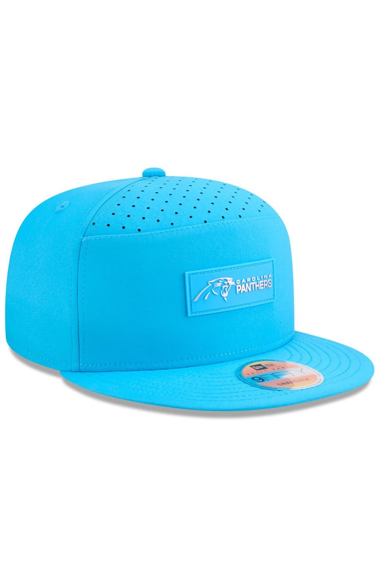 New Era Men's New Era Blue Carolina Panthers 2025 Sideline  Split Panel 9FIFTY Snapback Hat, Alternate, color, 