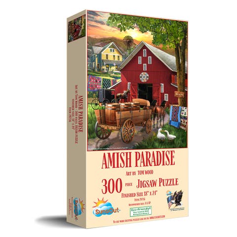 Amish Paradise 300 piece Jigsaw Puzzle for Adults