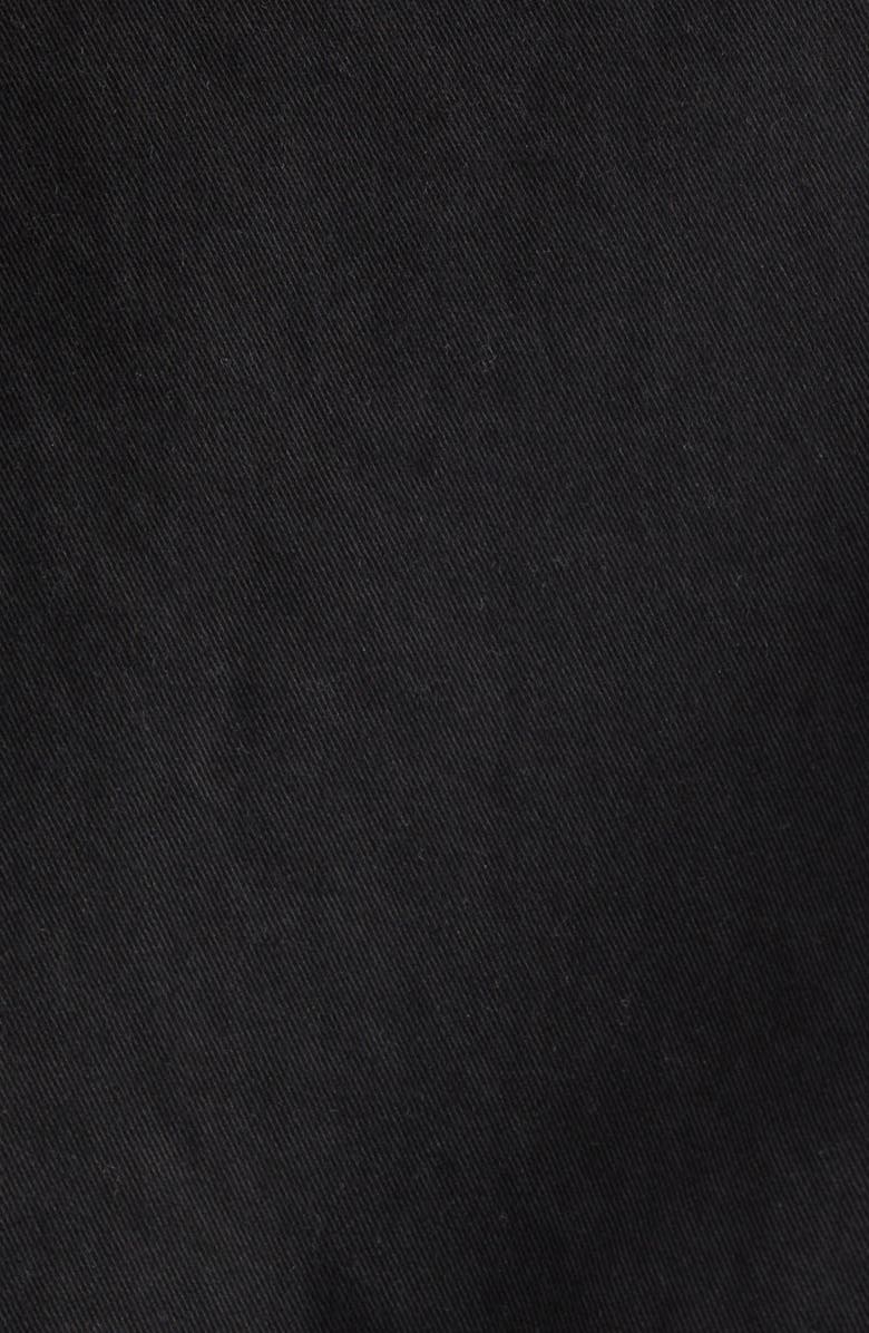 Acne Studios Washed Organic Cotton Twill Bomber Jacket, Alternate, color, Dark Brown