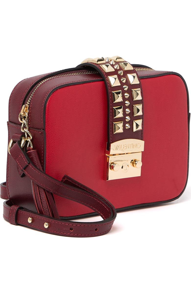 VALENTINO BY MARIO VALENTINO Lila Studded Leather Camera Crossbody Bag, Alternate, color,