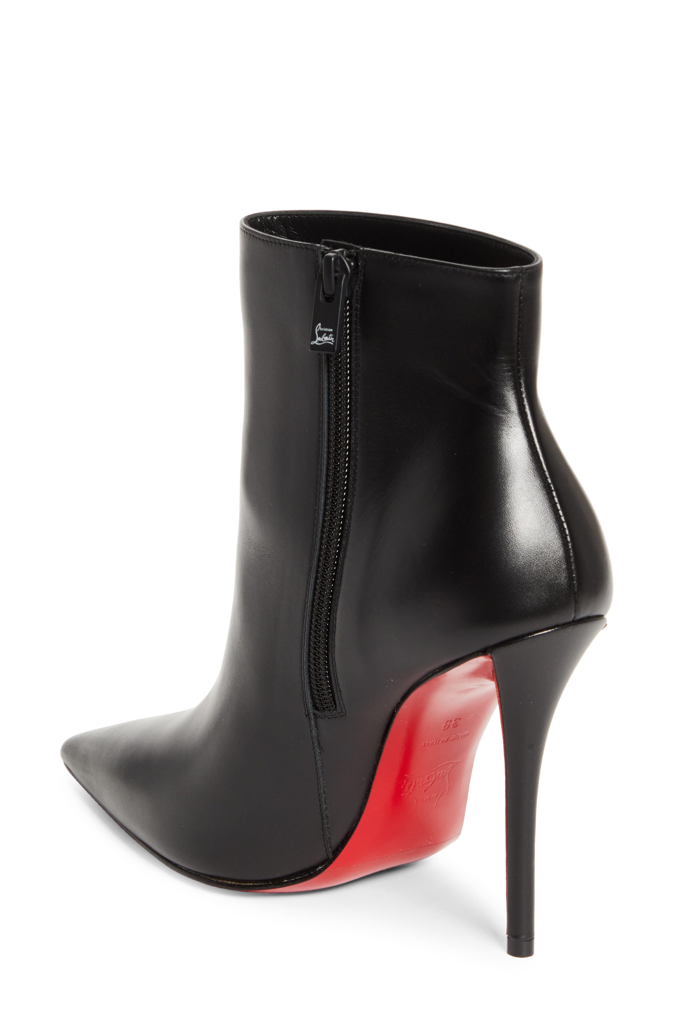 Christian Louboutin Miss Z Bootie, Alternate, color, Black