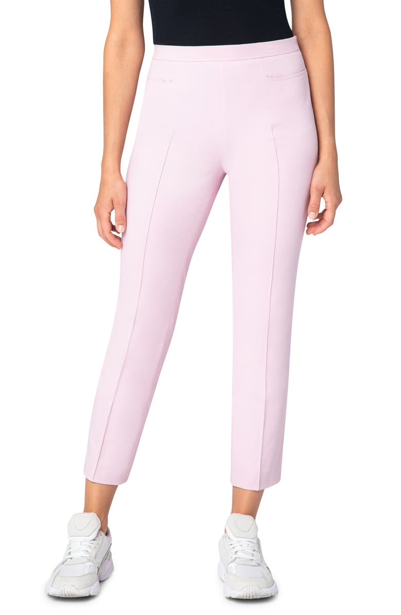 Akris punto Franca Stretch Cotton Blend Ankle Pants, Main, color, 