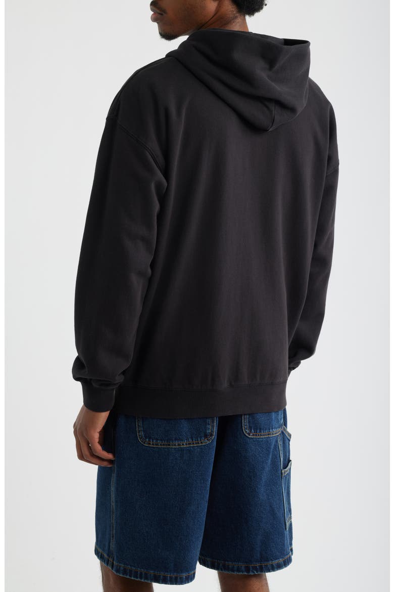 Liquid Trips Zip Hoodie, Alternate, color, WASHED BLACK