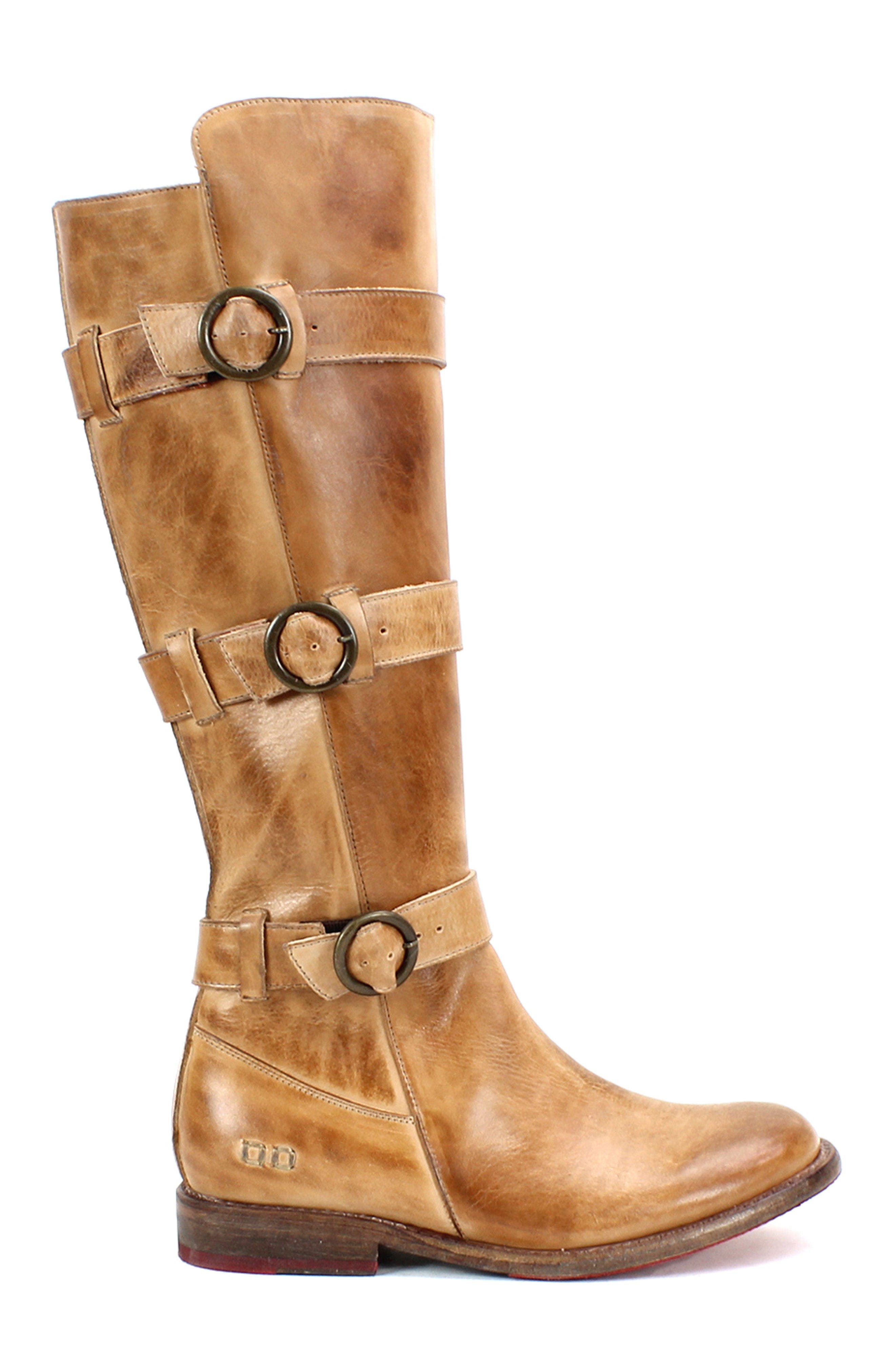 Bed Stu Kitty Engineer Boot, Alternate, color, Tan Rustic