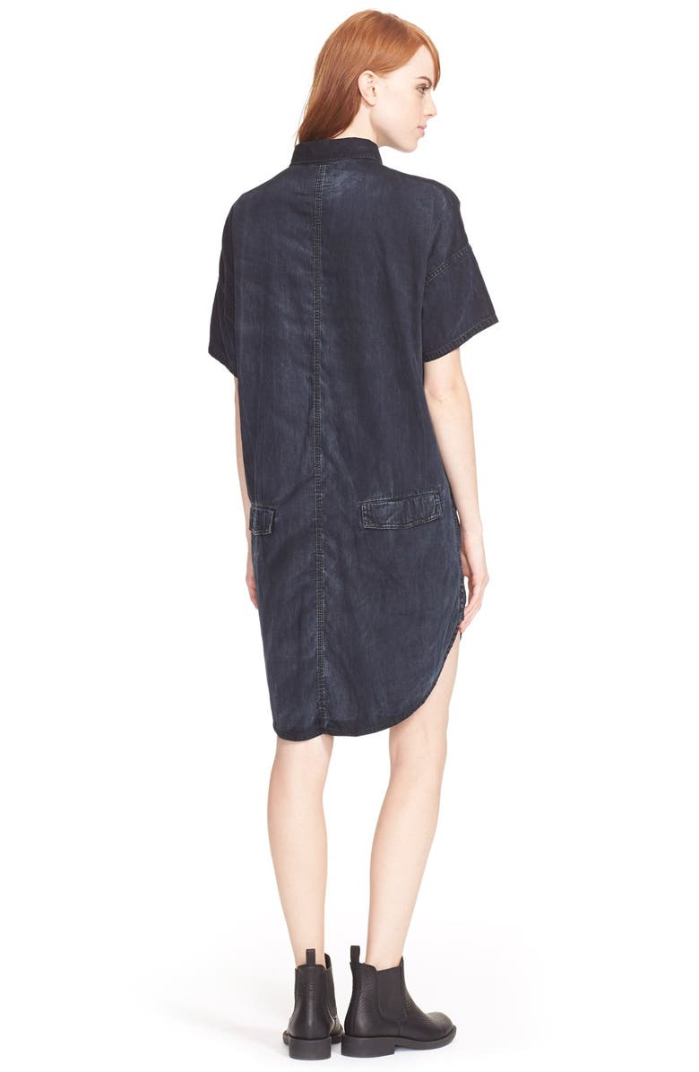 Current/Elliott 'The Oversized Smock' Denim Shirtdress, Alternate, color, 
