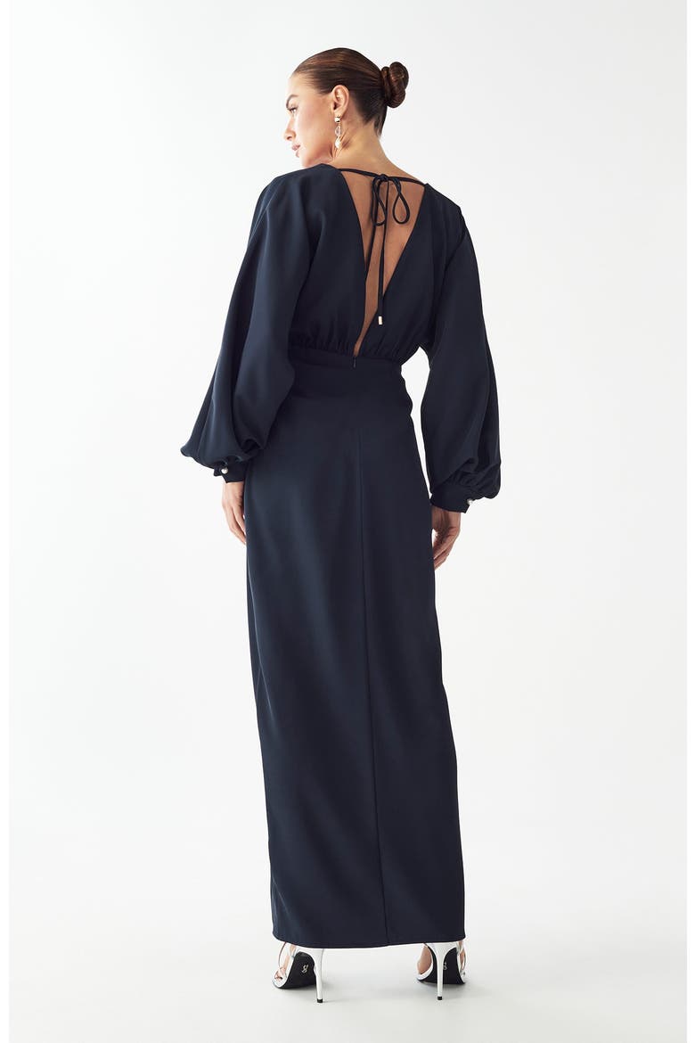 Elena Maxi Dress, Alternate, color, Midnight Blue