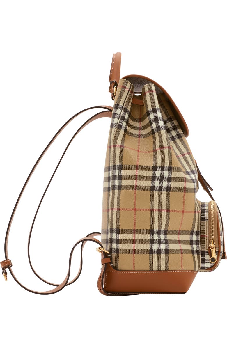 Burberry Check Backpack, Alternate, color,