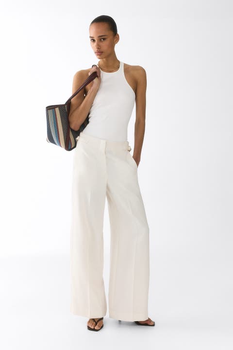 Wide Tailored Trousers