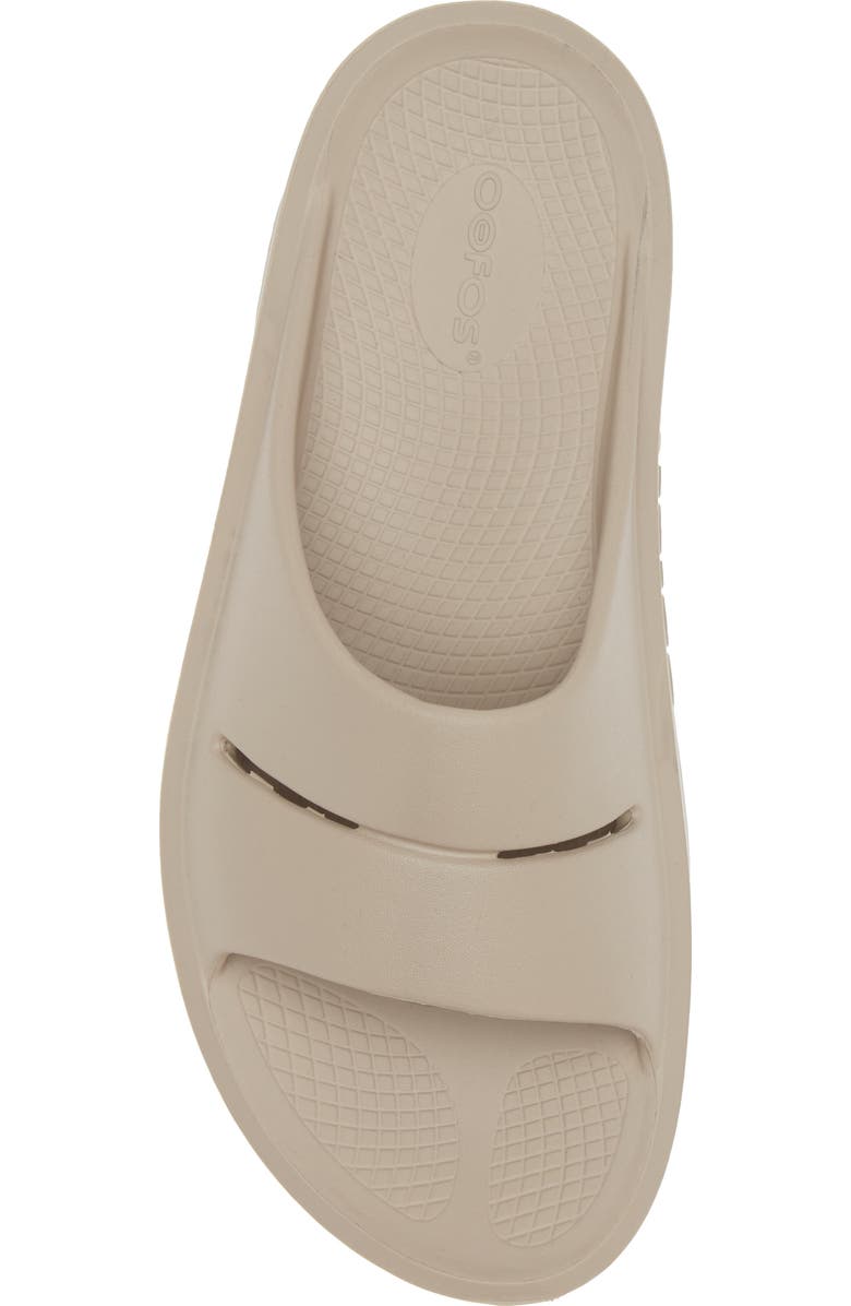 Oofos OOmega OOahh Slide Sandal, Alternate, color, Nomad
