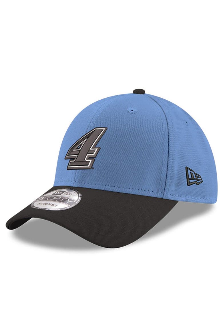 Men's New Era Light Blue/Black Kevin Harvick 9FORTY Snapback Adjustable Hat, Main, color, Light Blue