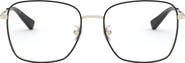 COACH 55mm Rectangular Optical Glasses
