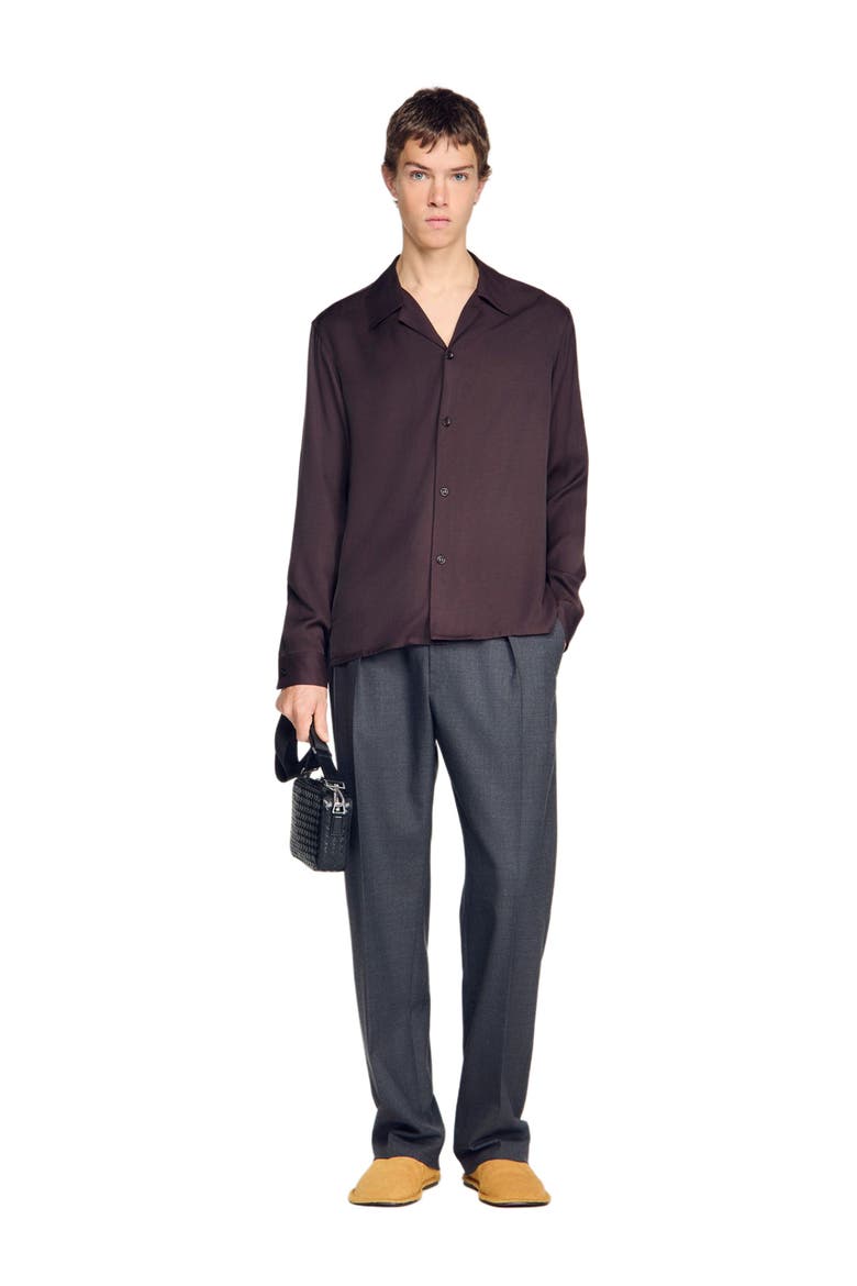 Floaty shirt, Alternate, color, Chocolate