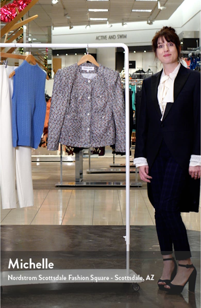 Ferazia Metallic Tweed Jacket, sales video thumbnail