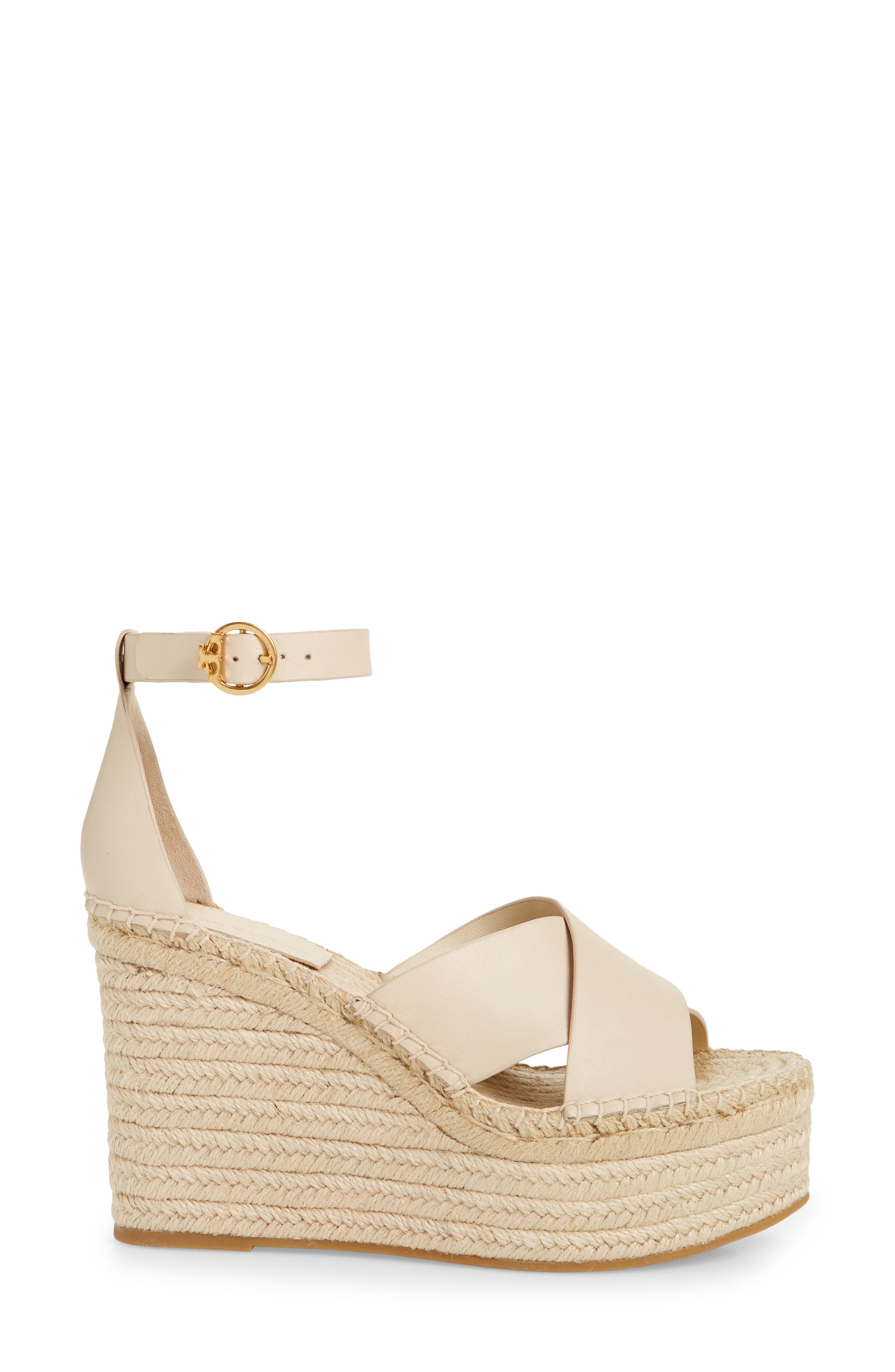 Tory Burch Selby Espadrille Wedge Sandal, Alternate, color, 