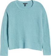 Eileen Fisher Crewneck Rib Organic Cotton Blend Sweater
