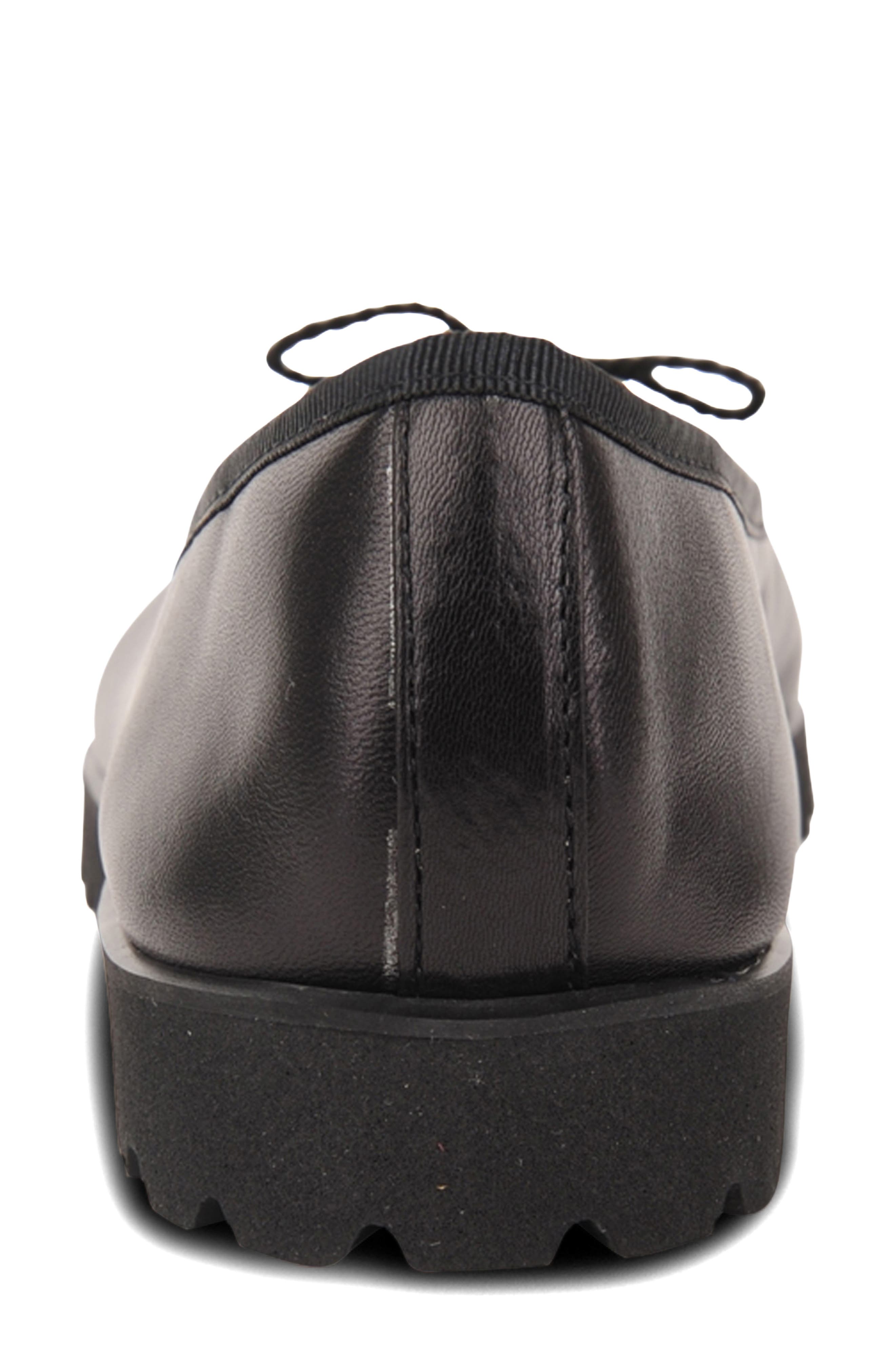 PAUL MAYER Bravo Lug Sole Ballet, Alternate, color, Black Patent/ Black Nappa