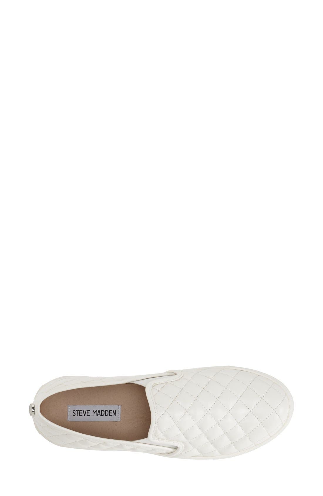 Ecentrcq Sneaker, Alternate, color, WHITE