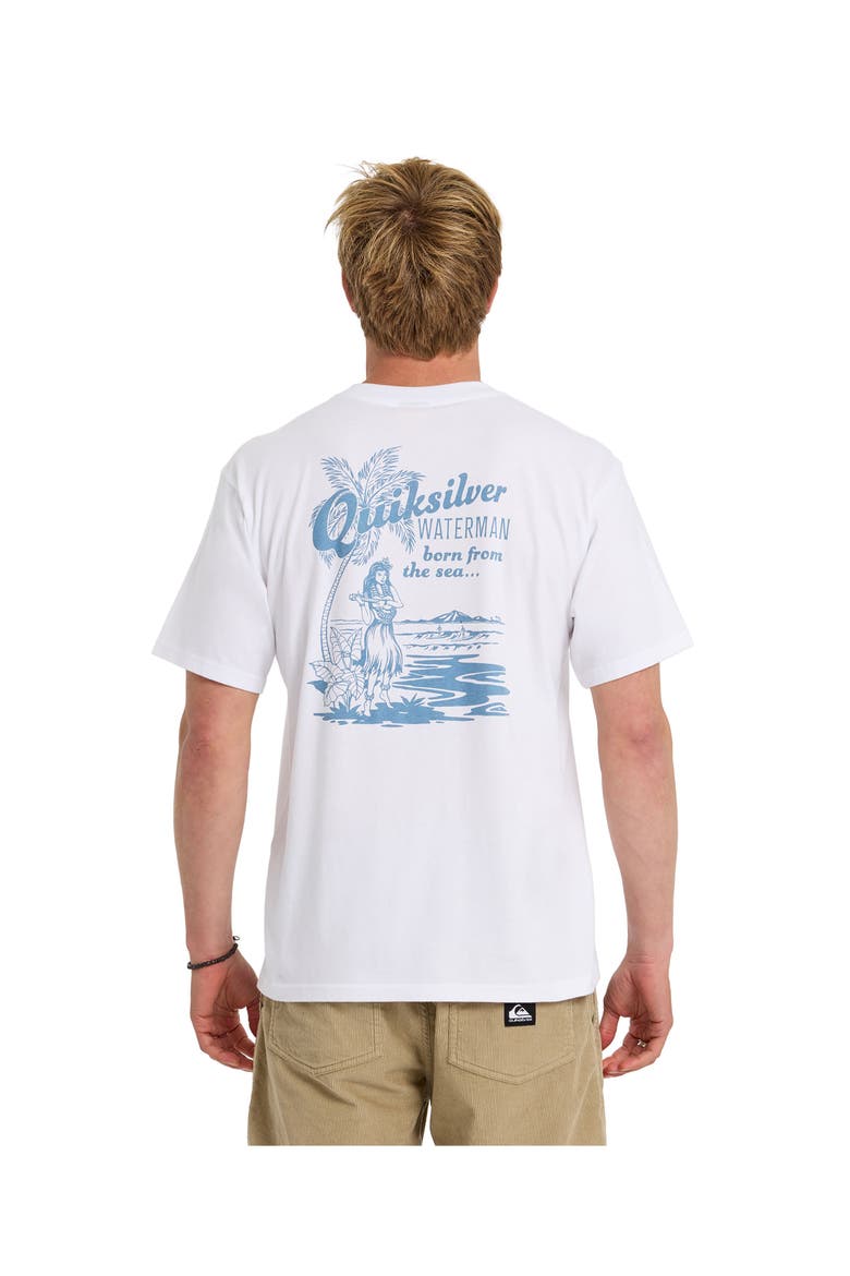 Lady Ukulele QMT0 Short Sleeve Shirt, Alternate, color, WHITE