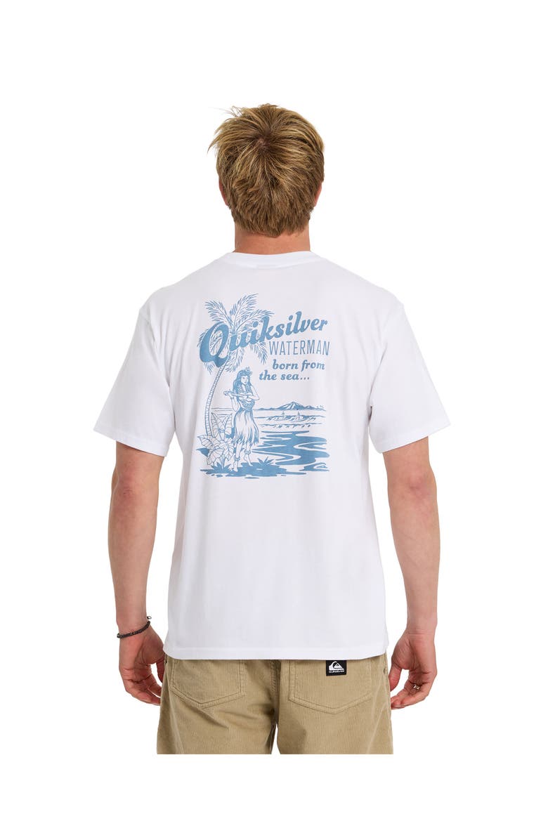 Quiksilver Lady Ukulele QMT0 Short Sleeve Shirt, Alternate, color, White