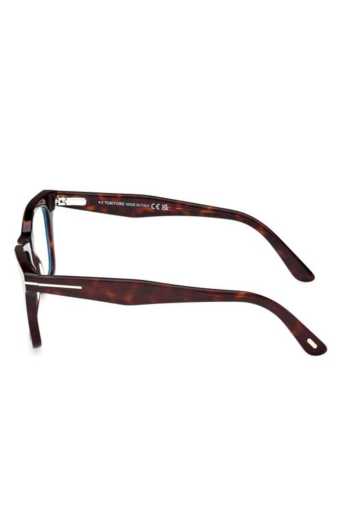 Tom Ford 50mm Square Blue Light Blocking Optical Glasses