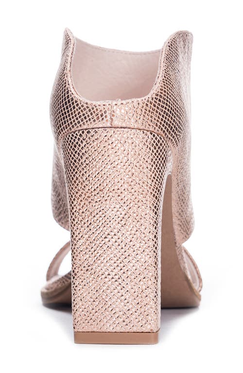 42 Gold Linx Slide Sandal