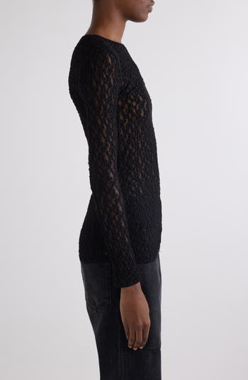 Isabel Marant Gaelle Stretch Lace Top | Nordstrom