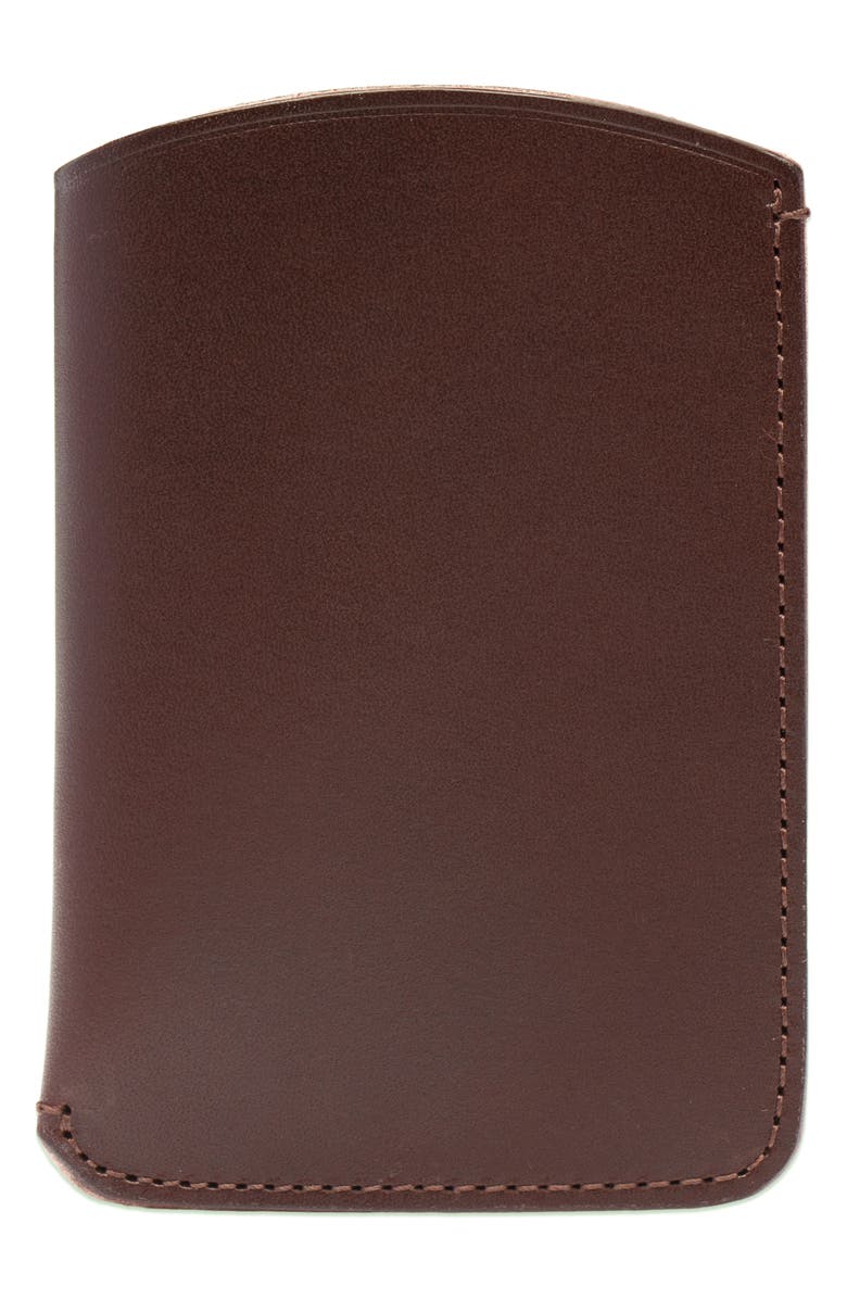 Bosca Italo Envelope Leather Card Case, Alternate, color, 