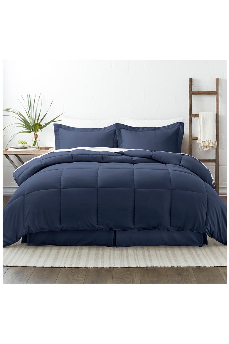 Premium 8-Piece Bed In A Bag, Alternate, color, NAVY