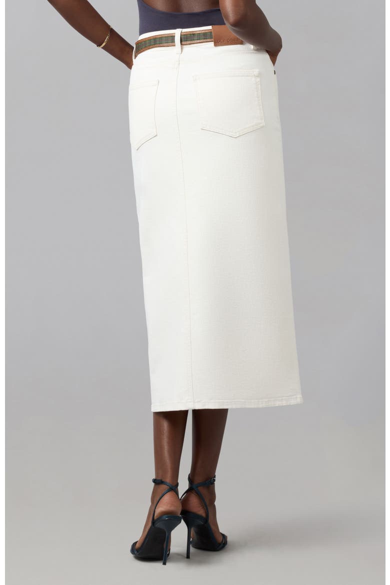 Halston High Rise Maxi Skirt, Alternate, color, RAW