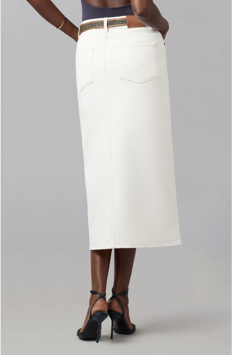 Lola Denim Halston High Rise Maxi Skirt, Alternate, color, Raw