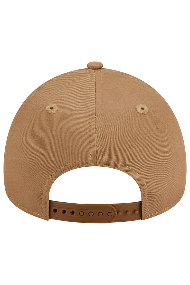 Men's New Era Khaki Kansas City Royals A-Frame 9FORTY Adjustable Hat, Alternate, color, Khaki