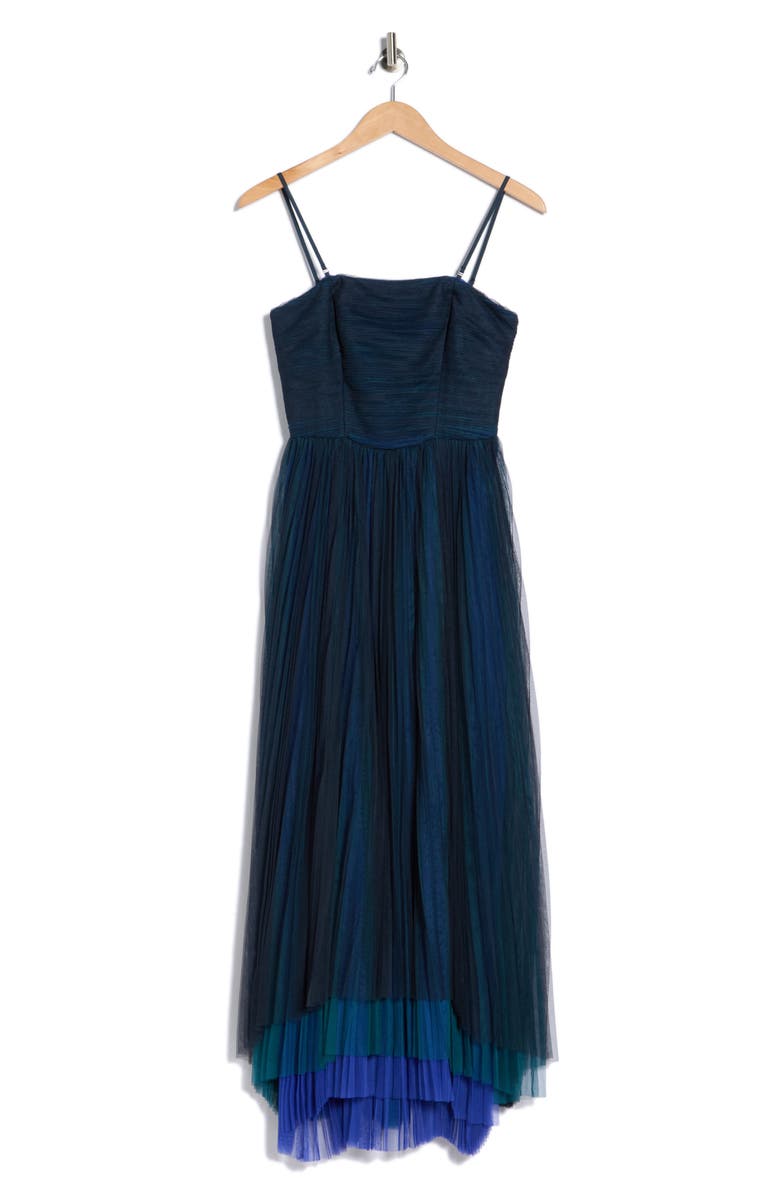 Chelsea28 Tulle Party Dress, Alternate, color, Navy Combo