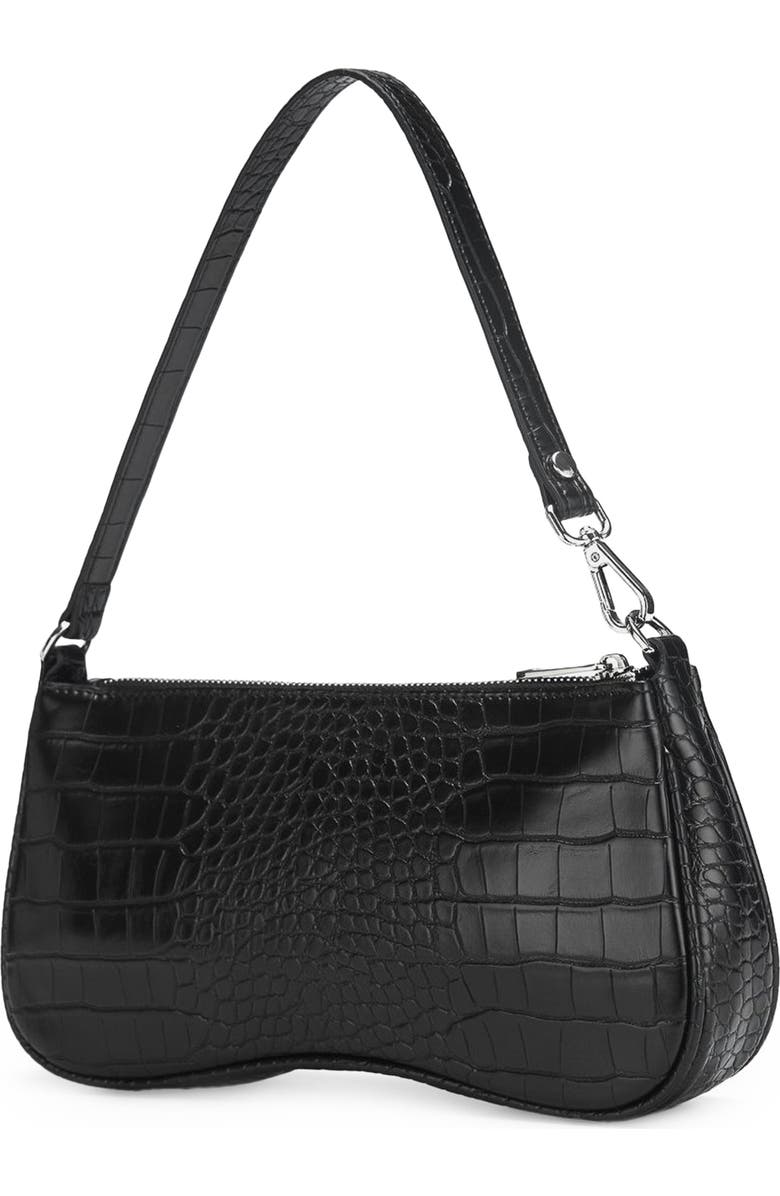 JW PEI Eva Croc Embossed Faux Leather Convertible Shoulder Bag, Alternate, color,