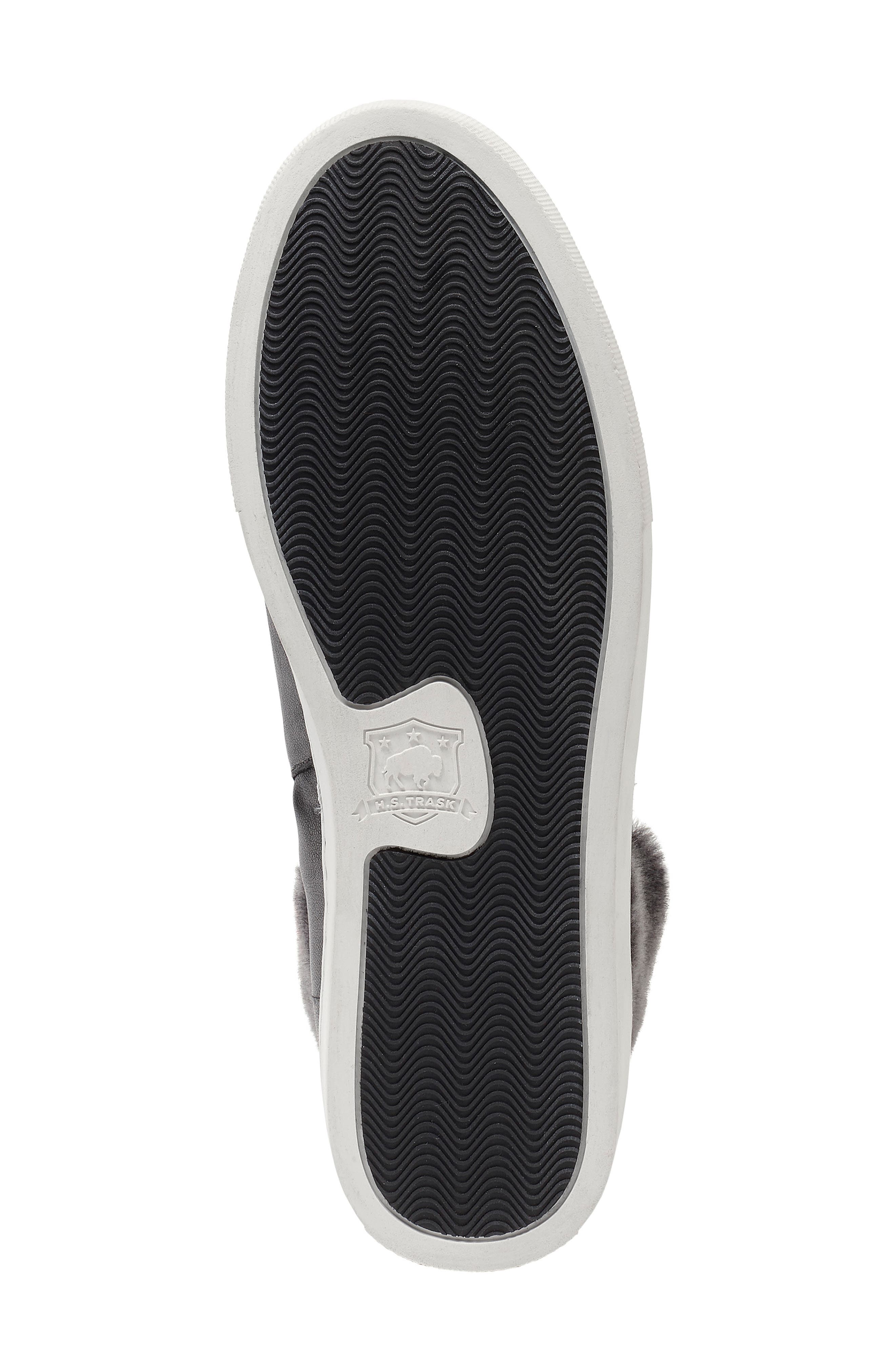 Trask Lexi Genuine Shearling Sneaker, Alternate, color, 