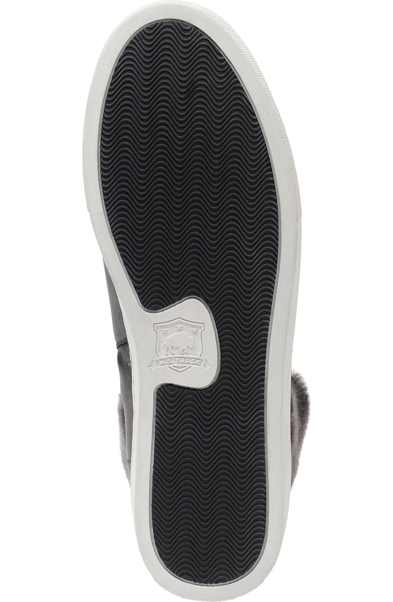 Trask Lexi Genuine Shearling Sneaker, Alternate, color,