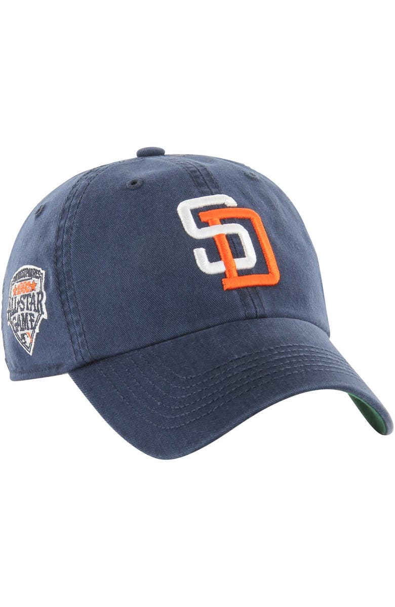 '47 Men's '47 Navy San Diego Padres Sure Shot Classic Franchise Fitted Hat, Main, color, 