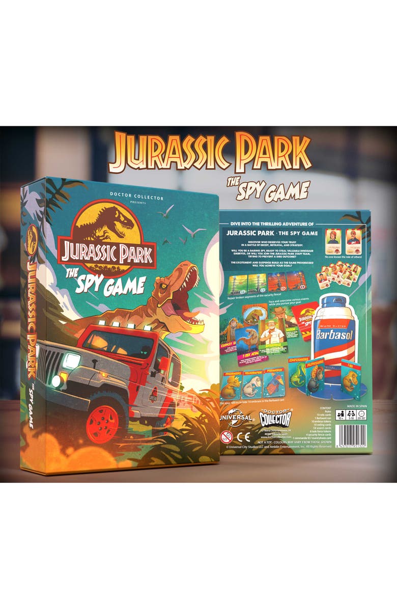 Doctor Collector Jurassic Park The Spy Game of Deception and Strategy, Alternate, color, Multicolored
