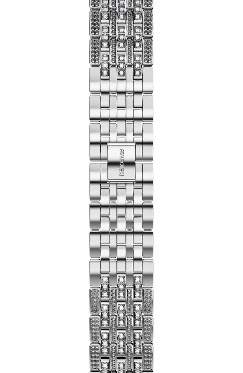 Swarovski Sparkling Princess 20mm Apple Watch<sup>®</sup> Watchband, Alternate, color, Silver