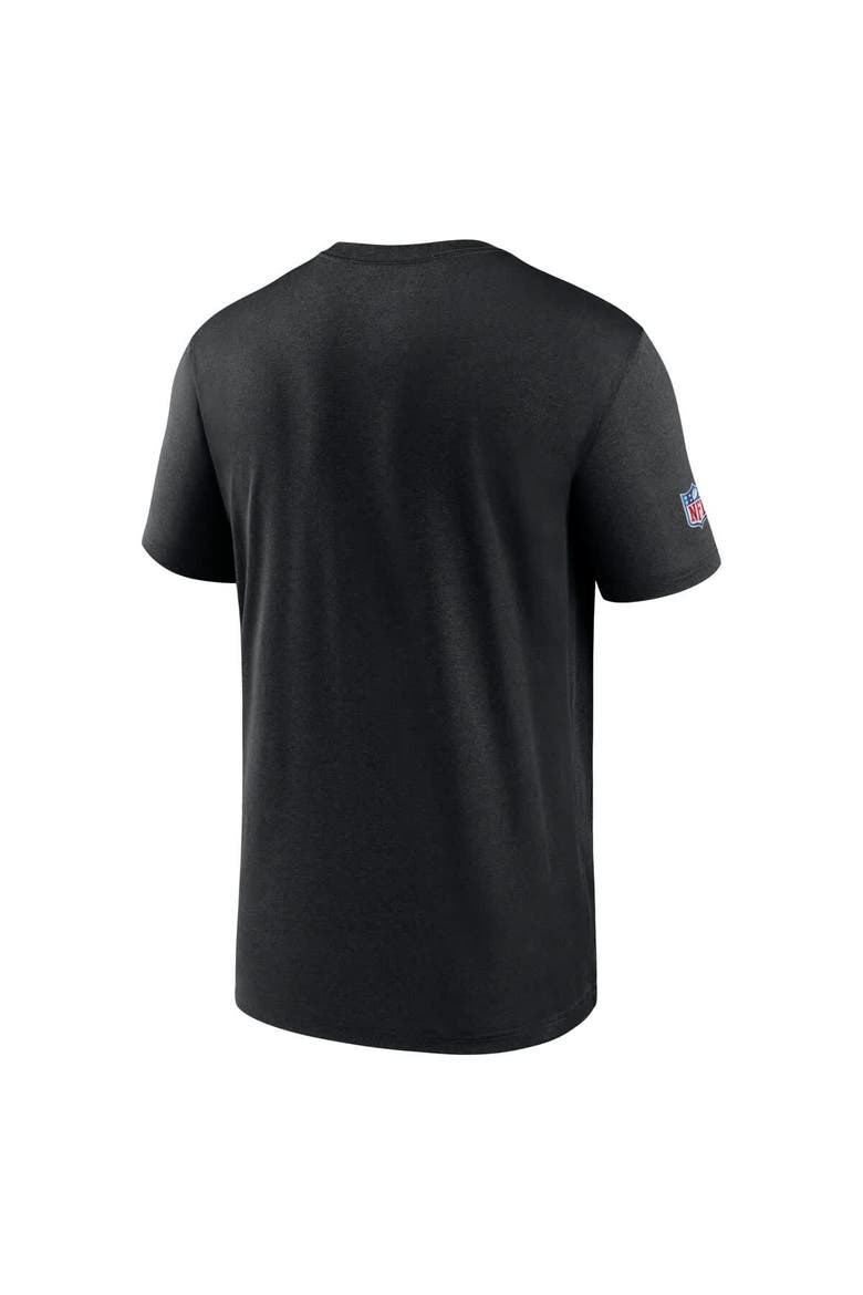 Men's Nike Black Las Vegas Raiders Sideline Legend Performance T-Shirt, Alternate, color, Black