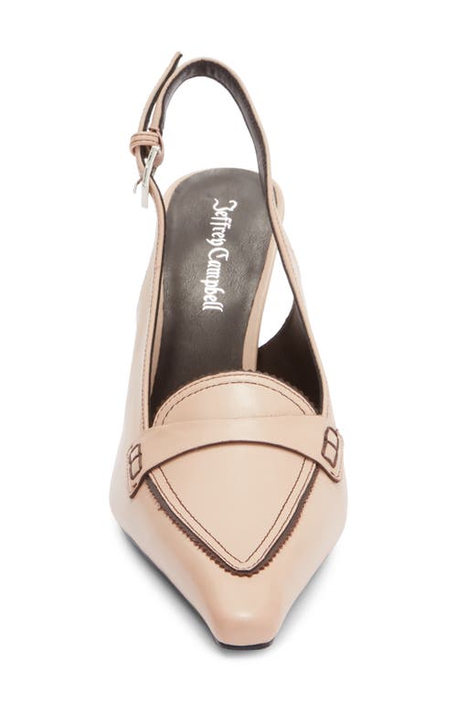 Jeffrey Campbell Judicial Slingback Loafer Pump In Yellow