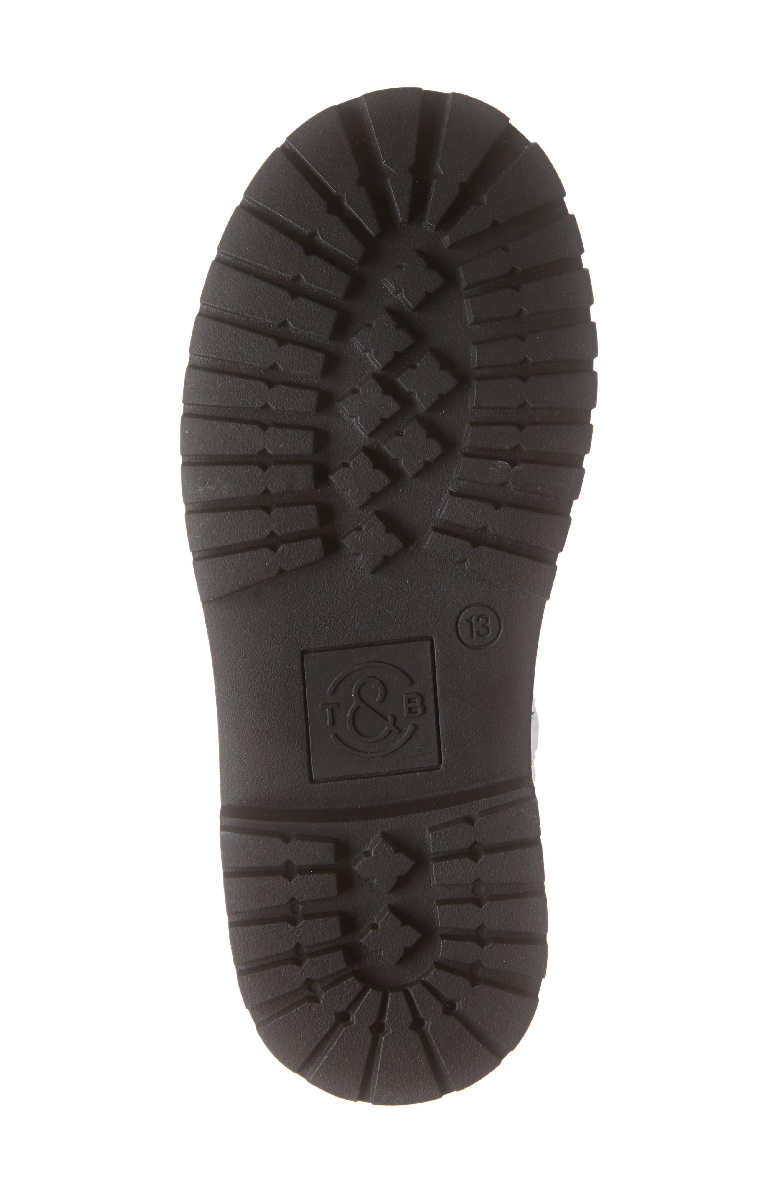 Kids' Aimee Lug Lace-Up Boot, Alternate, color, WHITE