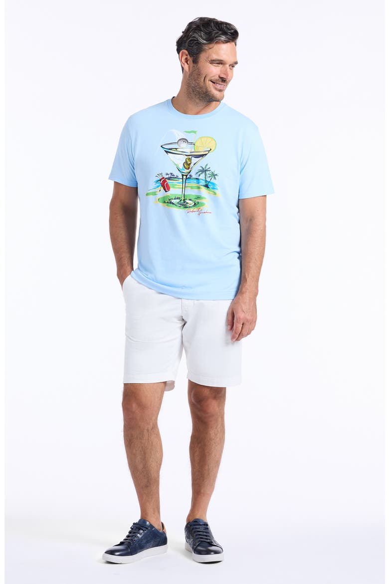 Hole In Fun Graphic T-Shirt, Alternate, color, LIGHT BLUE