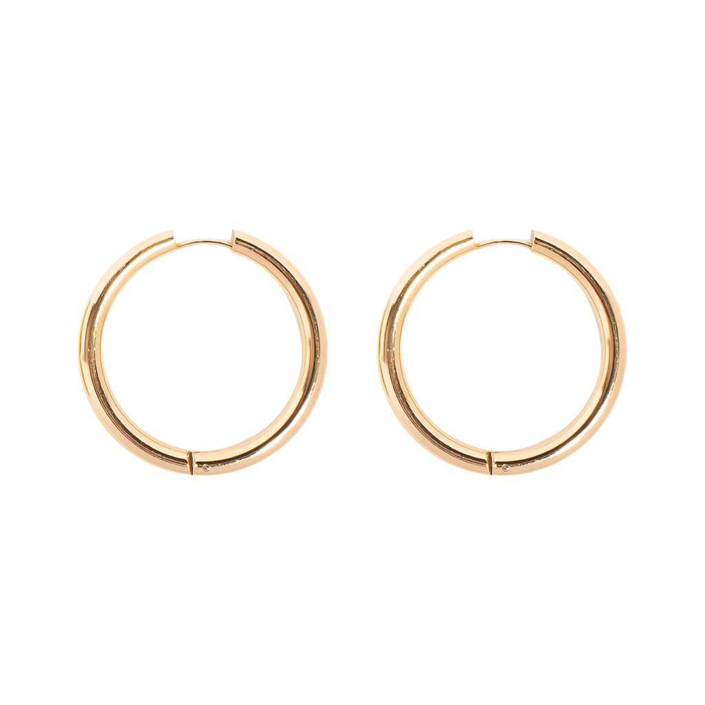 Hey Harper Ruby Earrings In Gold