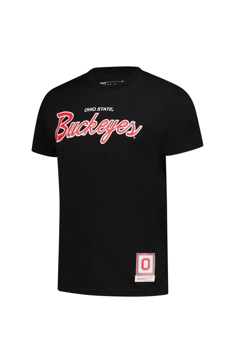 Mitchell & Ness Men's Mitchell & Ness Black Ohio State Buckeyes Elite Script T-Shirt, Alternate, color, Black