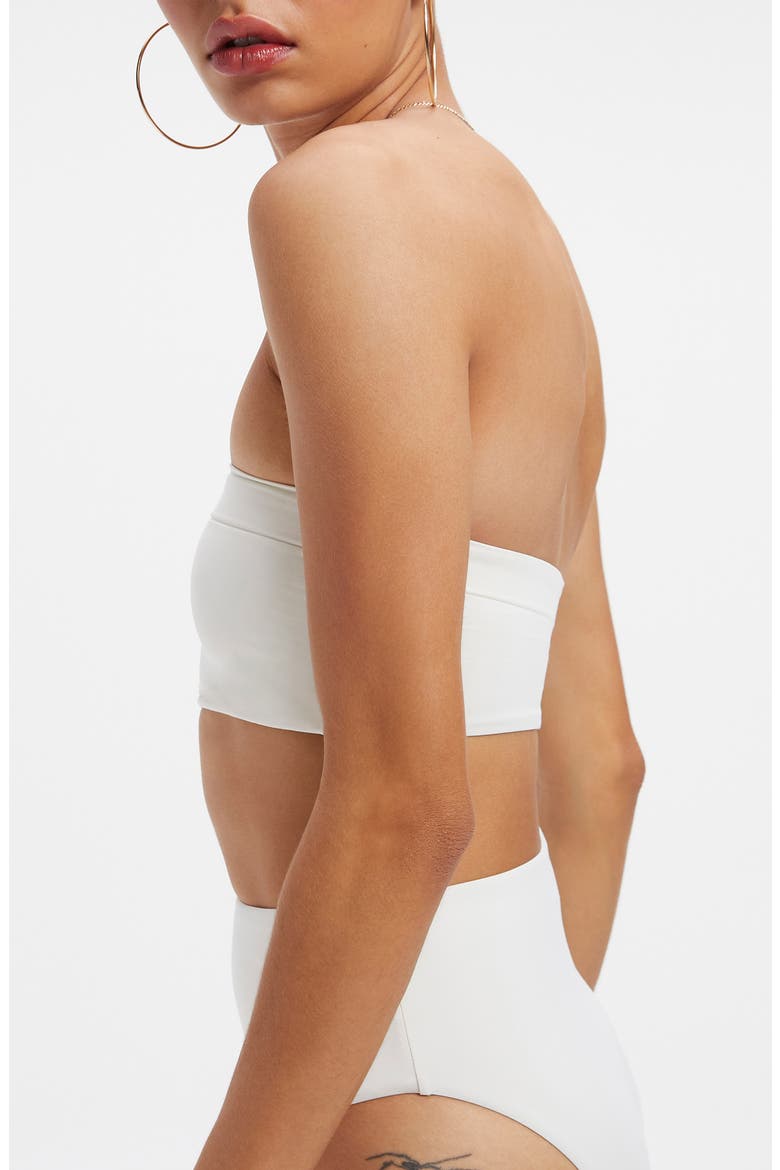 Better Band Strapless Reversible Swim Top, Alternate, color, IVORY001