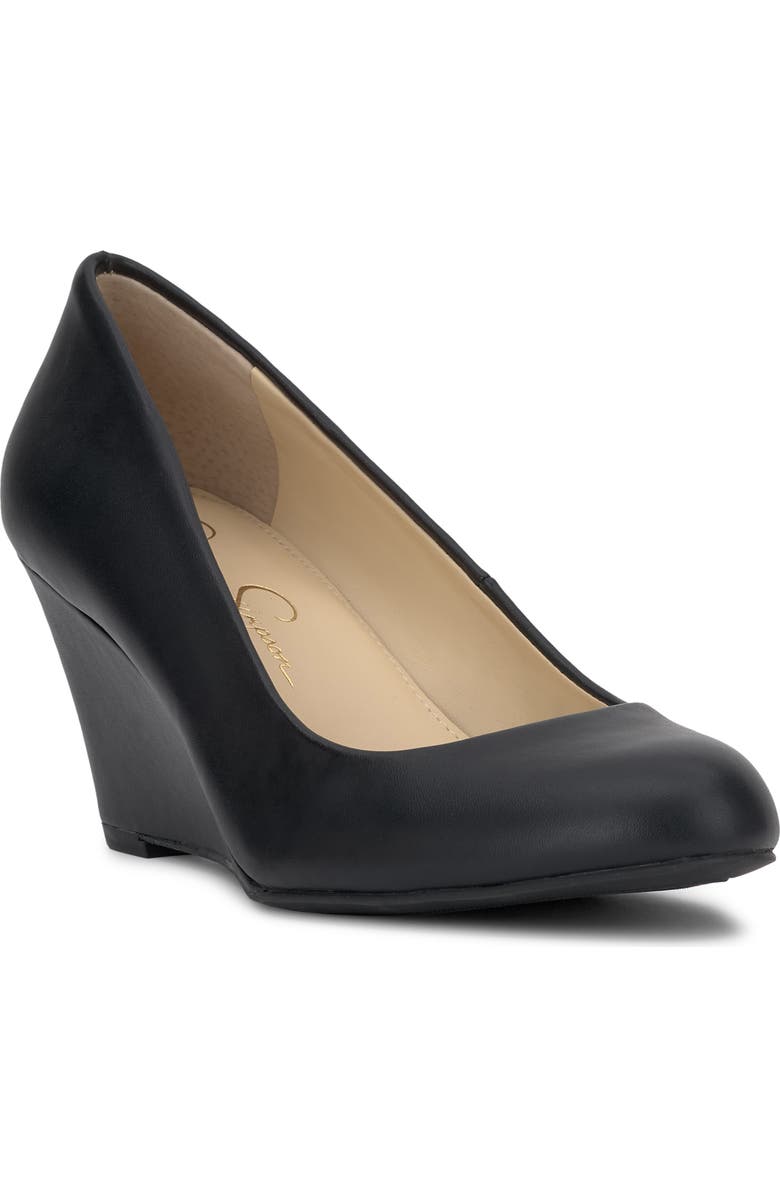 Jessica Simpson Sampson Wedge Pump, Main, color, Black