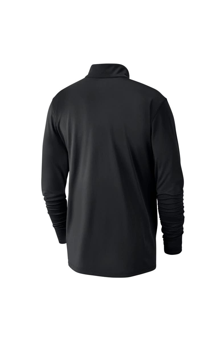 Nike Men's Nike Black Milwaukee Bucks 2024/25 Courtside Performance Half-Zip Top, Alternate, color, Black